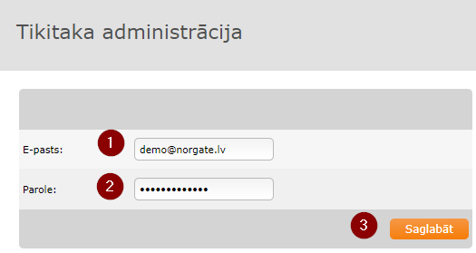 Tiki-Taka autorizācija